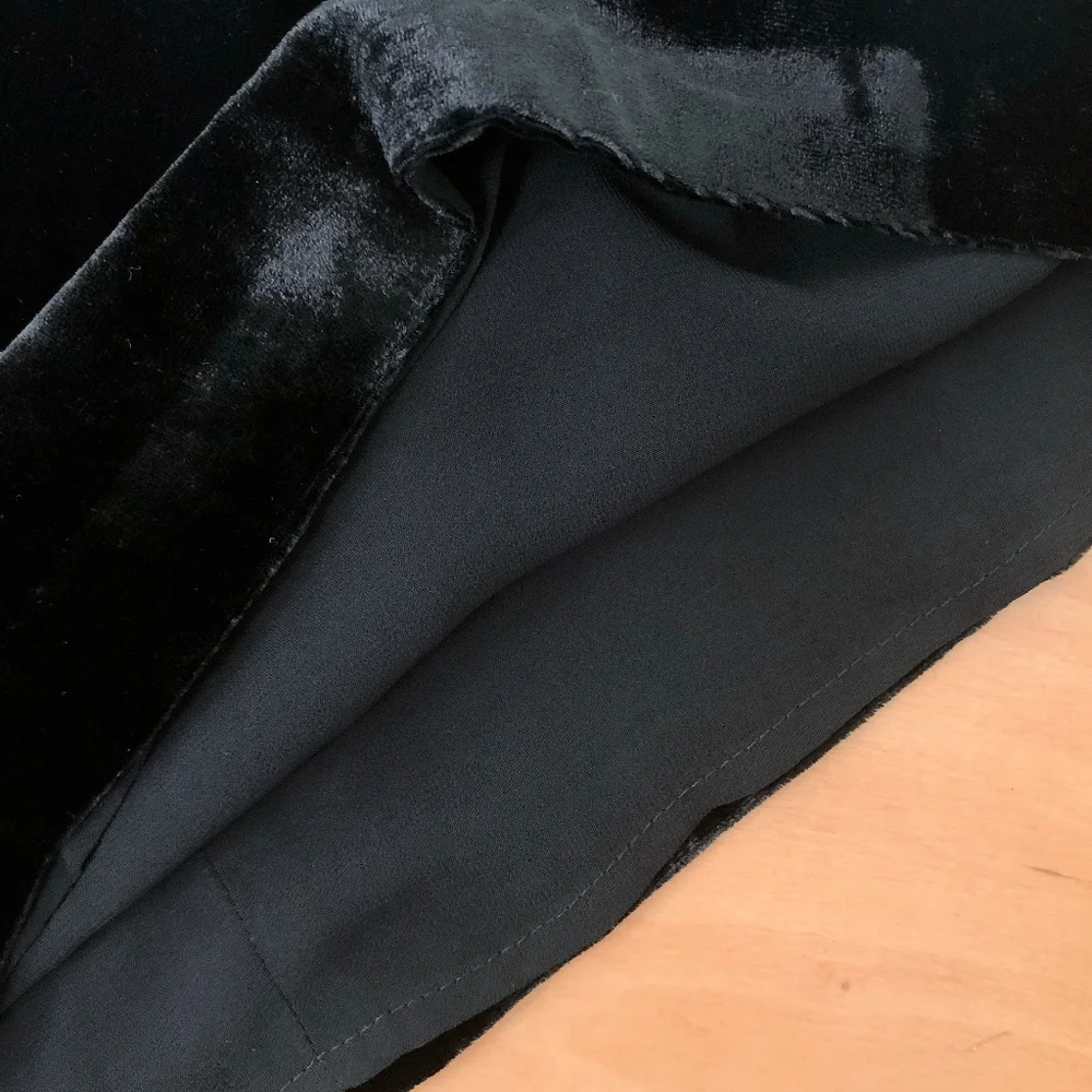 J. Crew NWT Black Velvet Tank, Sizes 4 or 6